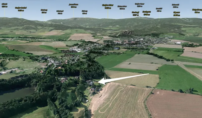 Prodej pozemku, 1000 m², Nýrsko, Bystřice nad Úhlavou