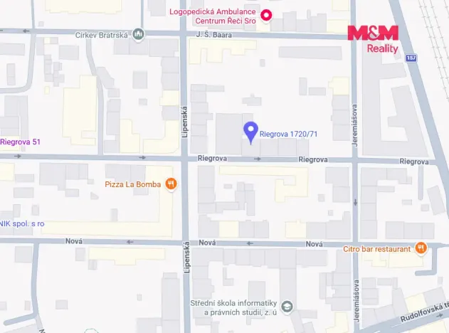 Pronájem bytu 2+kk, České Budějovice - České Budějovice 3, Riegrova, 44 m2