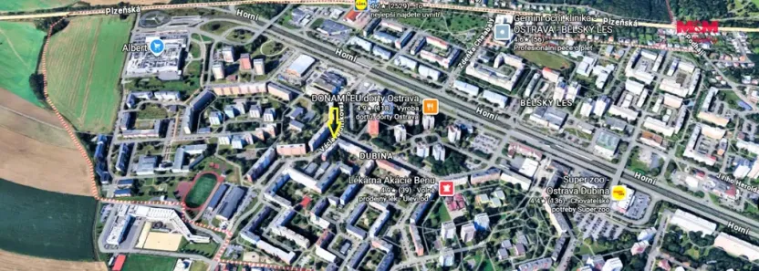 Prodej bytu 2+1, Ostrava - Dubina, Václava Jiřikovského, 62 m2