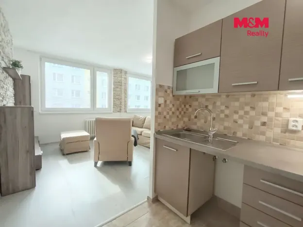 Pronájem bytu 1+kk, Slaný, Na Dolíkách, 33 m2