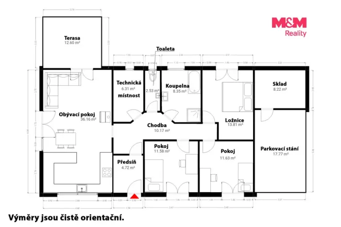Prodej rodinného domu, Klatovy - Štěpánovice, 107 m2