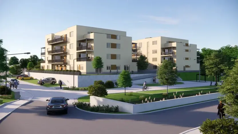 Pronájem bytu 1+kk, Slavkov u Brna, Nerudova, 39 m2