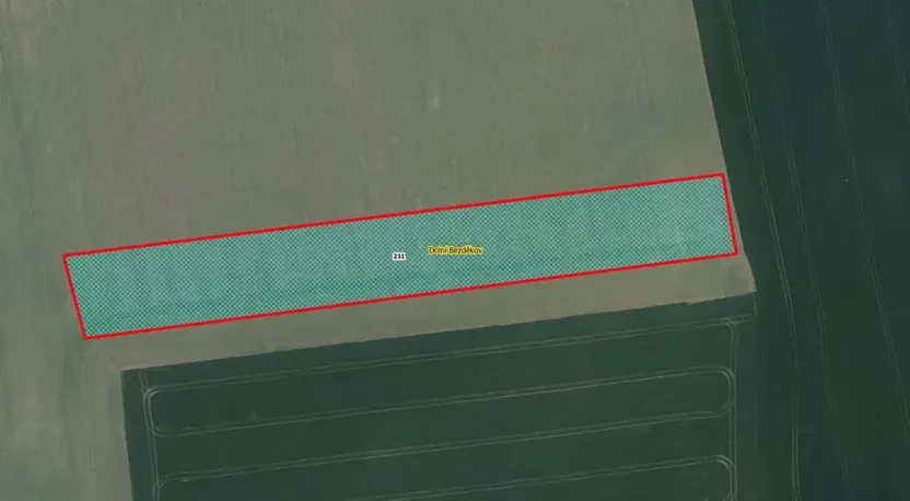 Prodej podílu pole, Dolní Bezděkov, 15410 m2
