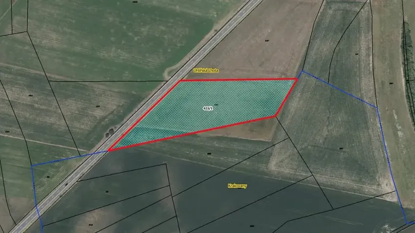 Prodej pozemku, 9984 m², Uhlířská Lhota
