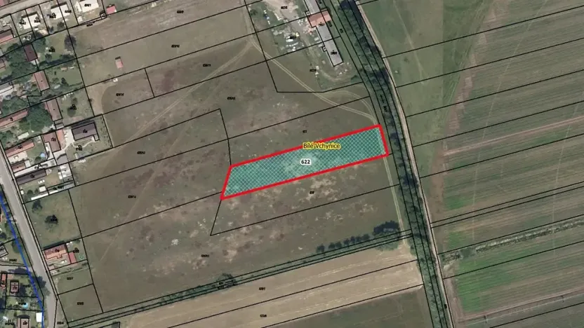 Prodej pozemku, 2799 m², Kladruby nad Labem, Bílé Vchynice