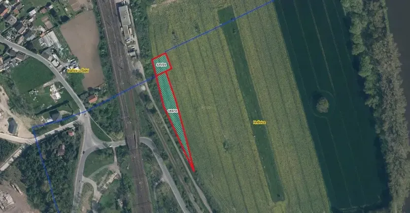 Prodej pozemku, 2677 m², Štětí, Hněvice