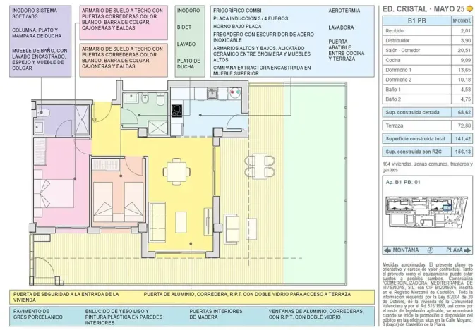 Prodej bytu 3+kk, Torre La Mata, Španělsko, 69 m2