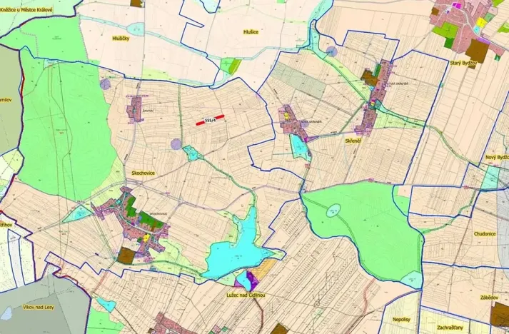 Prodej pole, Nový Bydžov, 4550 m2