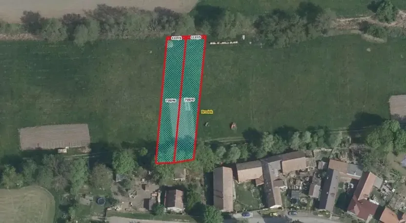 Prodej zahrady, Dětenice, 1392 m2