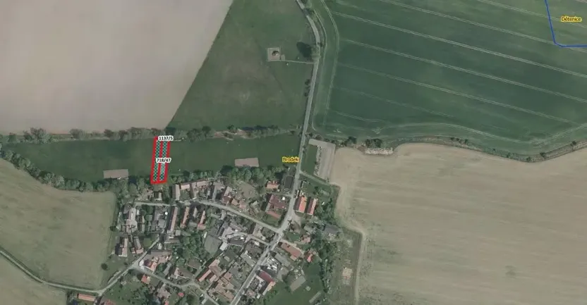 Prodej zahrady, Dětenice, 1392 m2