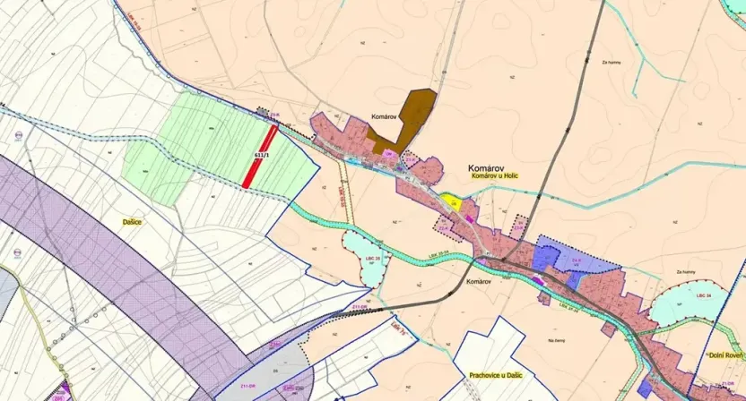 Prodej louky, Dašice, 5720 m2