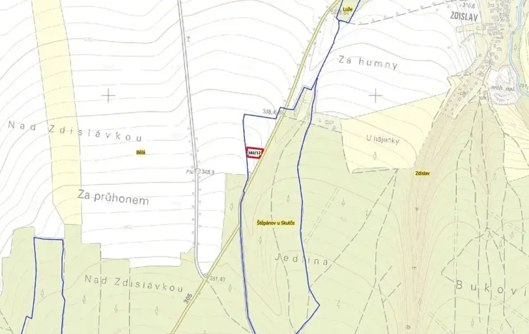 Prodej pole, Skuteč, 1788 m2
