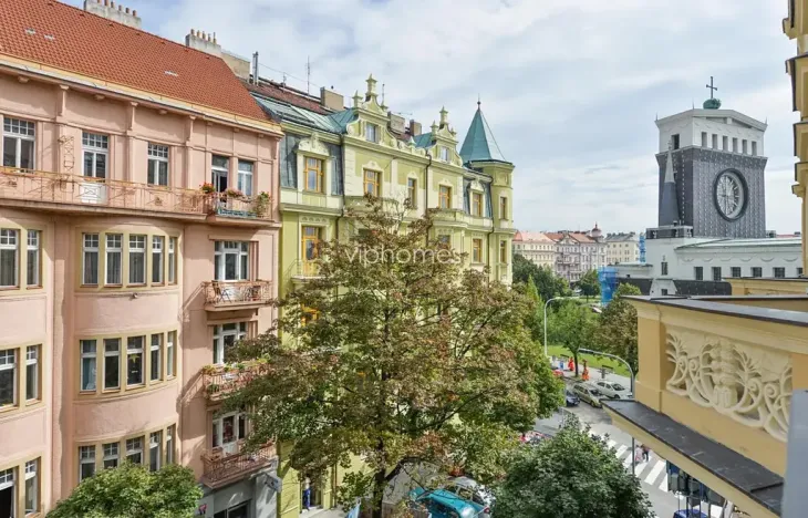 Pronájem bytu 3+kk, Praha - Vinohrady, náměstí Jiřího z Poděbrad, 93 m2