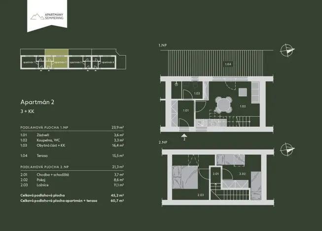 Prodej bytu 3+kk, Janov nad Nisou, 60 m2