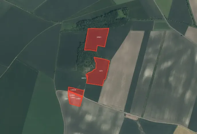 Prodej pole, 67650 m², Libochovice, Poplze