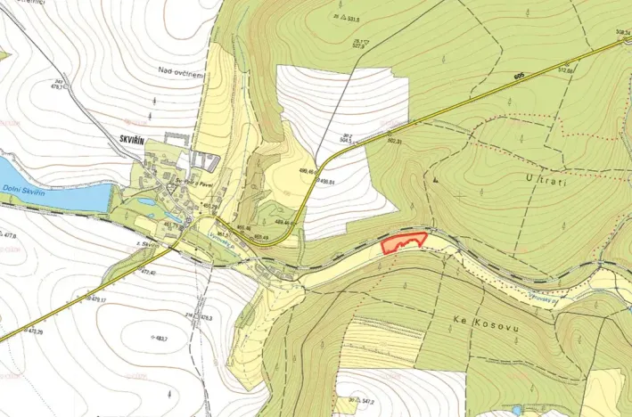 Prodej louky, Bor, 4514 m2