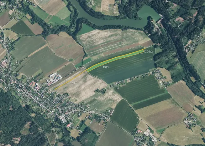 Prodej pole, 39626 m², Bílá Třemešná