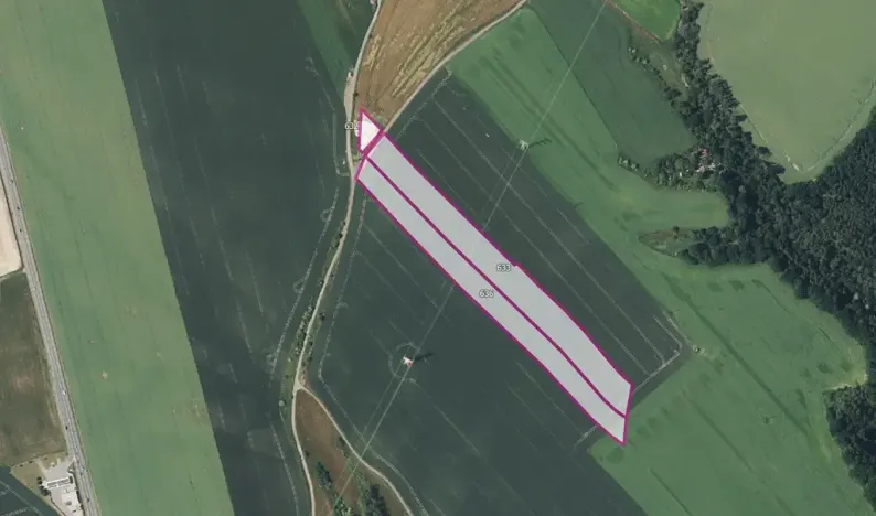 Prodej pole, 23622 m², Hrdlořezy
