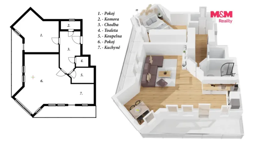 Prodej bytu 2+kk, Pec pod Sněžkou, 55 m2