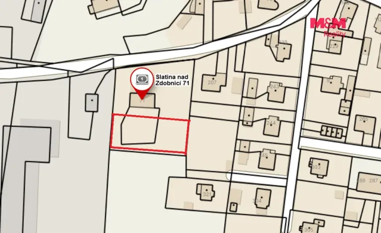 Prodej pozemku pro bydlení, Slatina nad Zdobnicí, 1000 m2