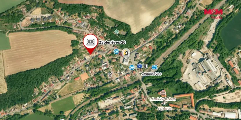 Pronájem rodinného domu, Zvoleněves, 85 m2