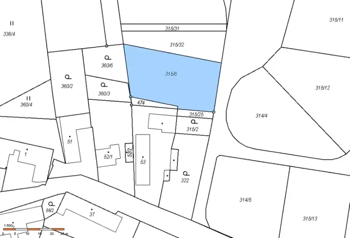 Prodej stavebního pozemku, 1207 m², Divec