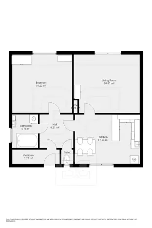 Pronájem bytu 2+1, Vodochody, U Studánky, 74 m2