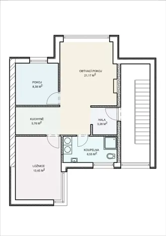 Pronájem bytu 3+kk, Modřice, Bobravská, 59 m2