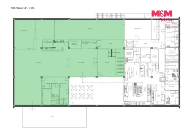 Pronájem restaurace, Most, Obránců míru, 400 m2