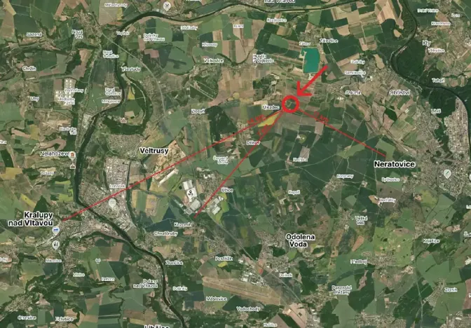 Prodej pozemku pro bydlení, Újezdec, 912 m2