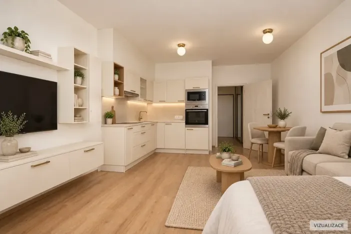 Prodej bytu 1+kk, 34 m², Pavla Beneše, Praha 9 - Letňany