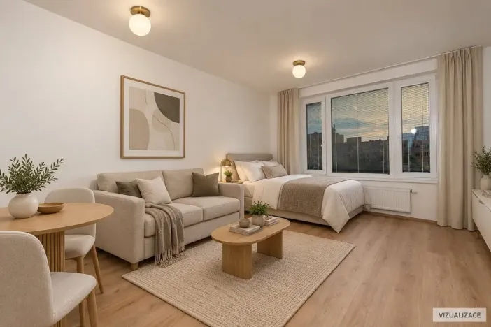 Prodej bytu 1+kk, Praha - Letňany, Pavla Beneše, 34 m2