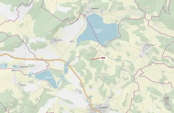 Dražba lesa, Zavlekov, 90 m2