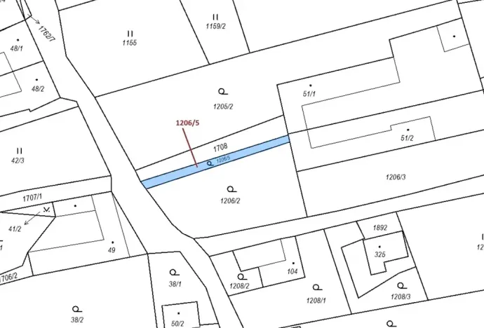 Dražba zahrady, Jílovice, 95 m2