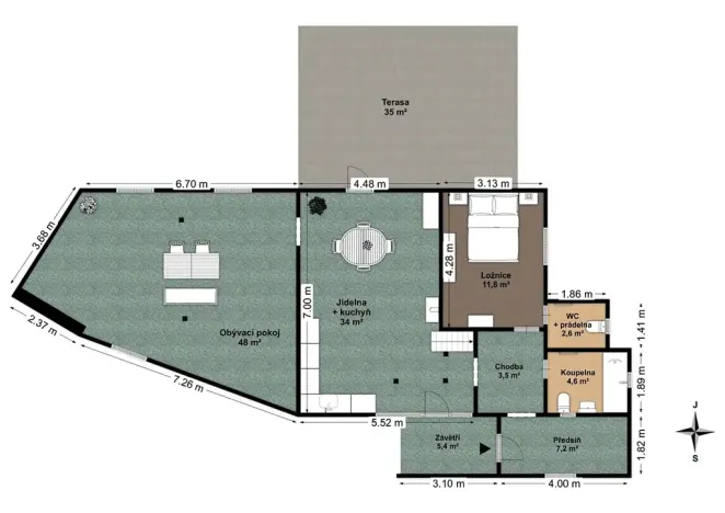 Prodej rodinného domu, Štětkovice, 152 m2
