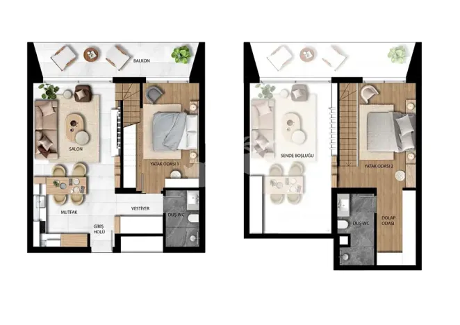 Prodej bytu 1+1, Bogazi, Kypr, 55 m2