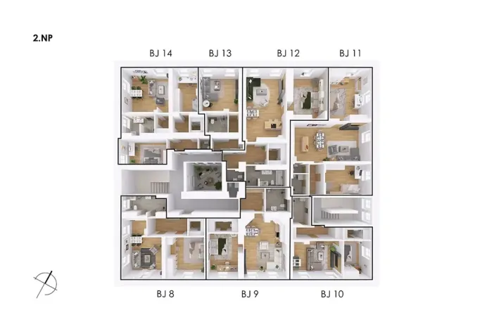 Prodej bytu 1+kk, Postupice, Blanická, 32 m2