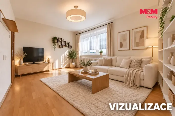 Prodej bytu 3+1, Velká Bystřice, Na Letné, 60 m2