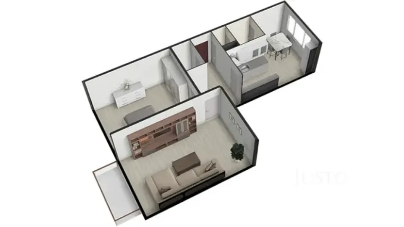 Prodej bytu 2+1, Písek, Harantova, 63 m2