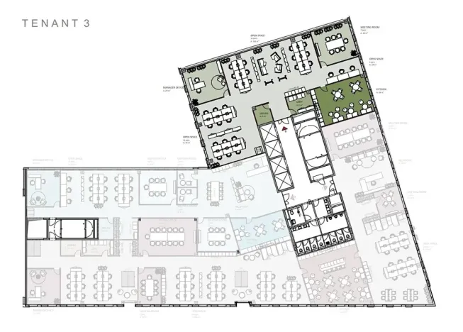 Pronájem kanceláře, Praha - Smíchov, Plzeňská, 600 m2