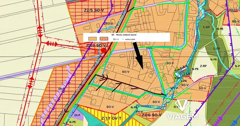 Prodej zahrady, Kateřinice, 745 m2