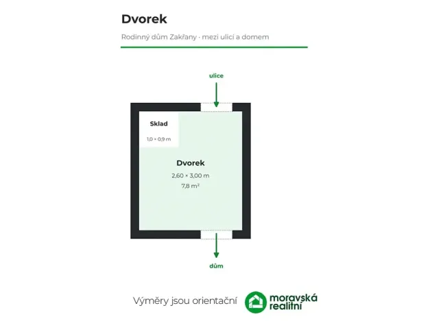 Prodej rodinného domu, Zakřany, 60 m2