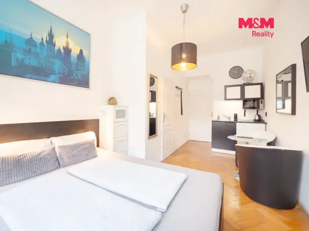 Prodej bytu 1+kk, Praha - Nové Město, Školská, 17 m2