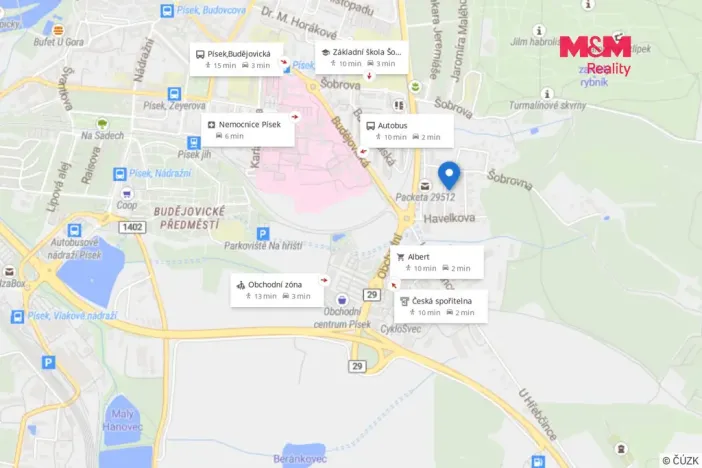 Pronájem bytu 4+kk, Písek - Budějovické Předměstí, Janotova, 110 m2