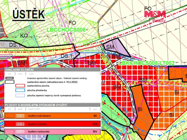 Prodej pozemku pro bydlení, Úštěk - Úštěk-Vnitřní Město, 1446 m2