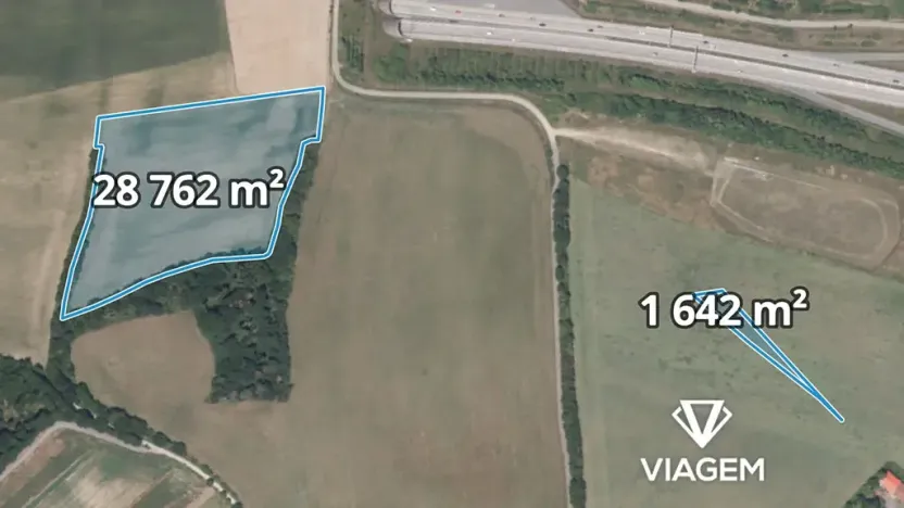 Prodej podílu pole, Praha - Točná, 17848 m2