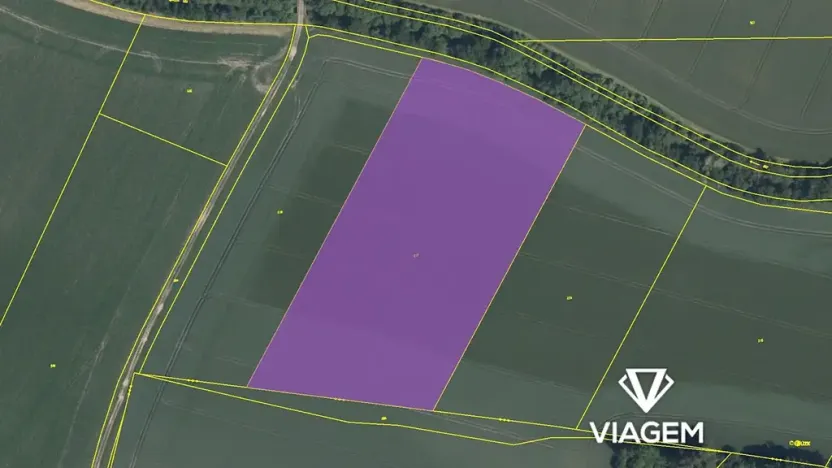 Prodej podílu pole, Budiměřice, 3860 m2