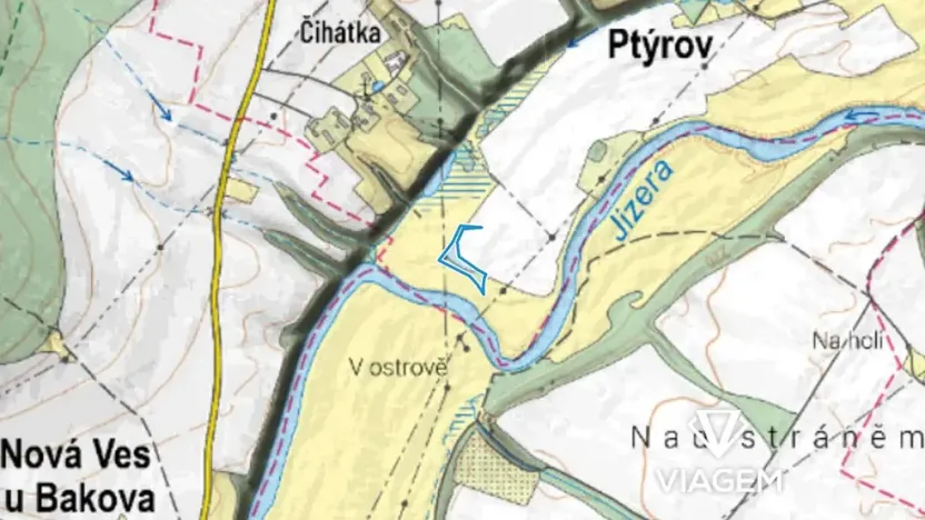 Prodej pole, Ptýrov, 4100 m2