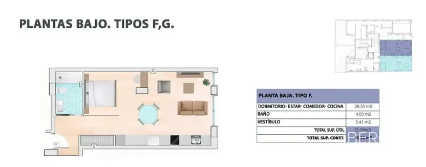 Prodej bytu 2+kk, Guardamar del Segura, Španělsko, 37 m2