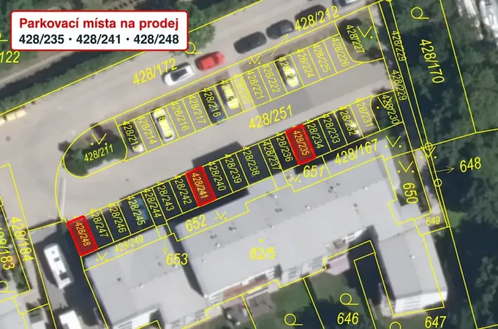 Prodej garážového stání, Horoměřice, Holubova, 13 m2
